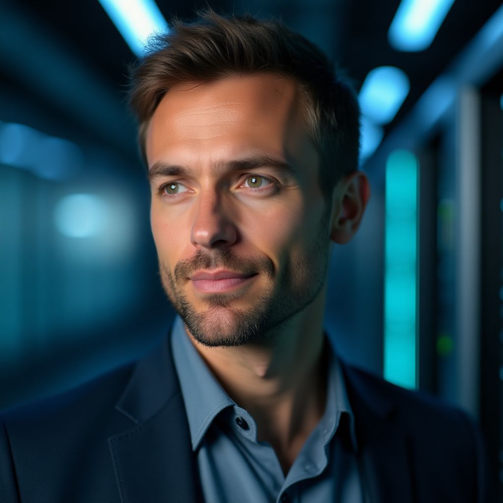 Retrato de Javier Moreno